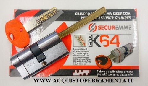 Cilindro securemme evo k64 - evo, |