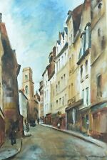 Quadro Antico Vista Strada