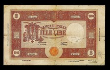 1000 LIRE LARGE M FACSIMILE