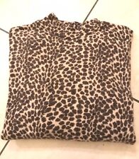 Maglia a blusa leopardata in
