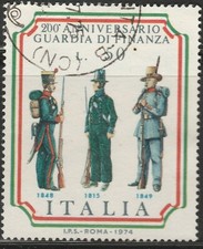 Italia Divise Guardia di Finanza Forze di Polizia Italiane 1974 Usato 17821