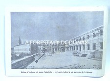CARTOLINA RARA LONIGO VICENZA LAVORI IN CORSO PROBANDATO ANTONIANO 1950C