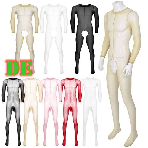 Body uomo trasparente nylon