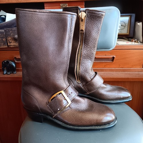 Stivali moto donna vintage