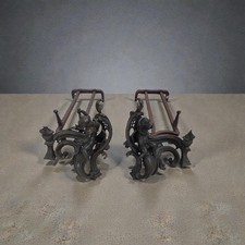 Coppia di Alari da camino, in