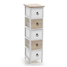 CASSETTIERA IN LEGNO CON 5