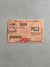 Biglietto film vintage Stub --