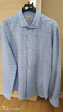 Camicia di pregio marca Giampaolo PE tg.41 lino poco usata, 2 volte quindi prati