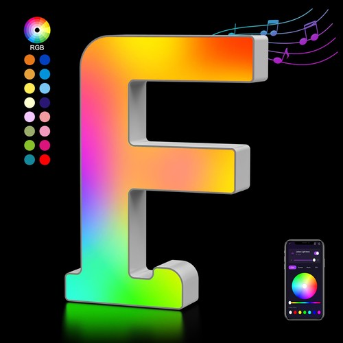 Lettere luminoso con - luminoso,