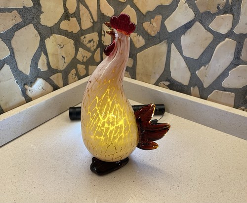 Gallo vetro soffiato stile - in,