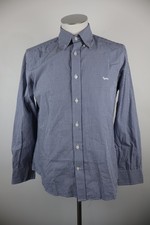 HARMONT & BLAINE CAMICIA UOMO TG. L MAN CASUAL VINTAGE SHIRT COTONE LOGO