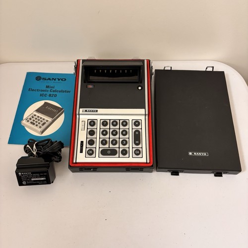 Calcolatrice vintage sanyo - calcolatrice,