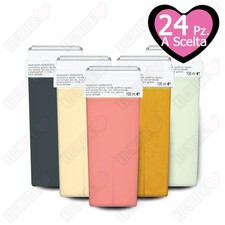 24 Ricariche a Scelta Rullo Cera Depilatoria Depilia Cartuccia Roll-on Ceretta