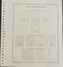 Vaticano 1983 annata completa di fogli a taschine Marini