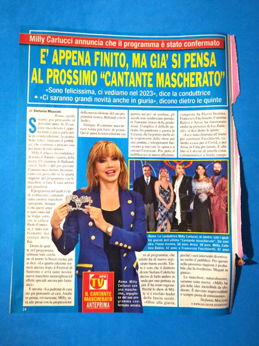 Clipping giornale gossip - di,