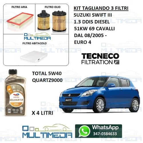 Kit tagliando filtri - tagliando, olio