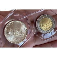 REPUBBLICA ITALIANA COPPIA 500