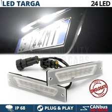 2 Luci TARGA LED PER Fiat CINQUECENTO SPORTING CANbus Placchette Led Luce Bianca
