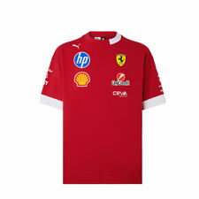 T-shirt Piloti Scuderia Ferrari F1 HP 2025  - Puma - Stile Oversize