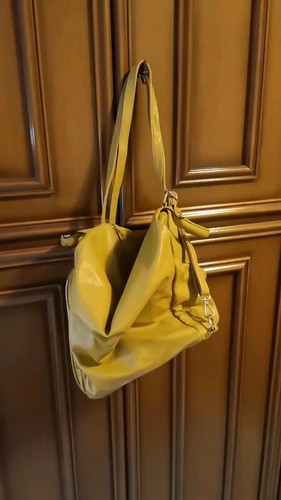 Borsa zaino mano senape - zaino,