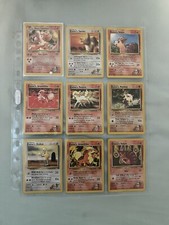 Lotto carte pokemon gym challenge/heroes X76