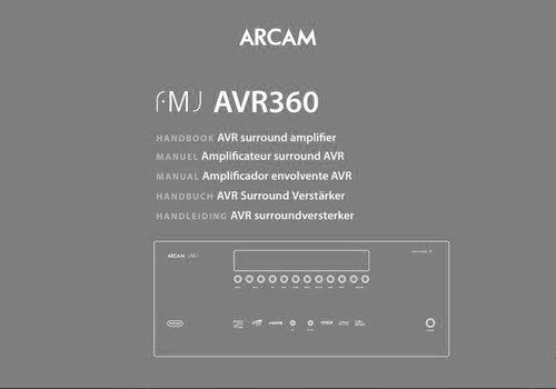 Arcam avr360 ricevitore - avr360,
