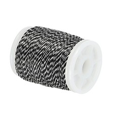 Tiro con Arco Corda per Servire Filo 120 Iarde/110M, Stile 1, Nero Bianco