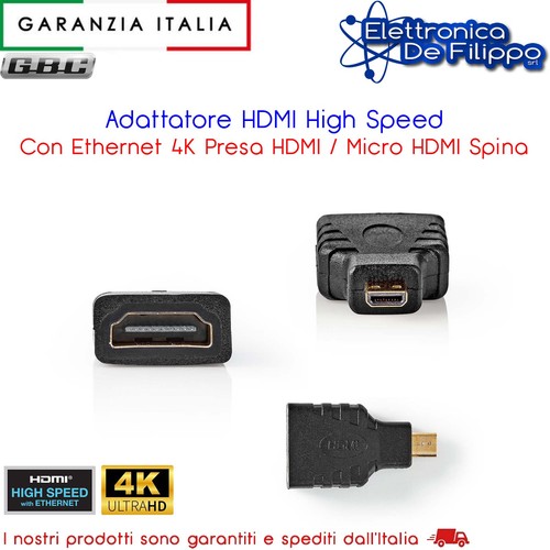 Adattatore hdmi high speed con - high,