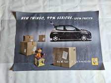 Renault New Twingo Poster Cartaceo Originale Concessionaria 68x98Cm