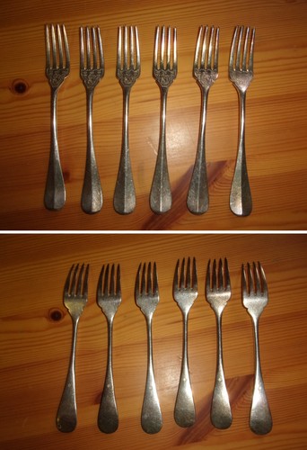 Servizio forchette da - da, 6