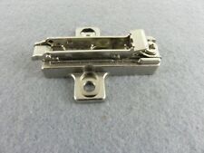 8x BASETTA A CROCE PER CERNIERA Innesto rapido PIASTRINA PREMONTAGGIO regolabile