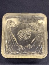 Vintage Federal Square Ribbed