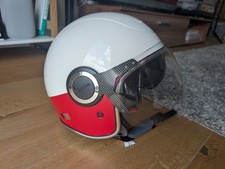 Casco Vespa VJ bianco e rosso