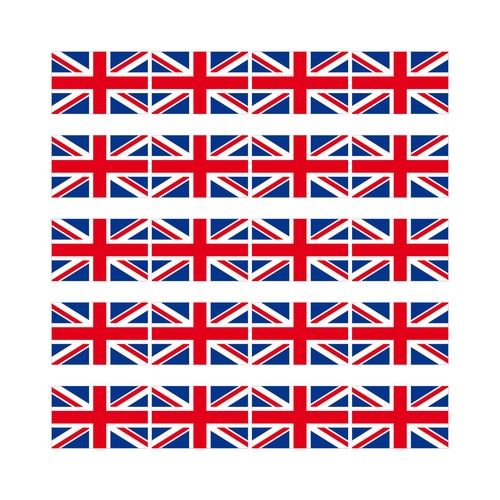 Adesivi uk union jack - uk,