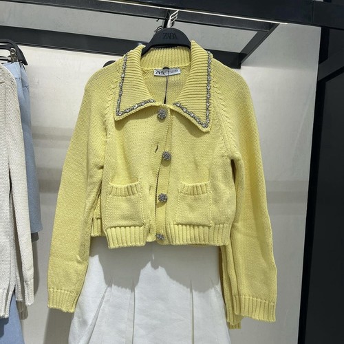 Zara nuovo cardigan donna ss24 - cardigan,