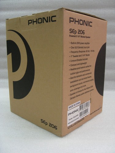 Phonic sep 206 - sep, altoparlante