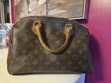Borsa a tracolla vintage Louis Vuitton Boston Speedy borsa manico superiore 25 tela marrone 