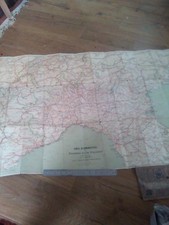 Foglio Mappa Stradale Touring Club Italiano n. 1- 1925 Vintage