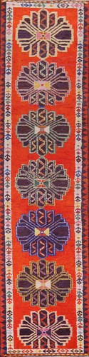 Tappeto runner anatolico - , seta