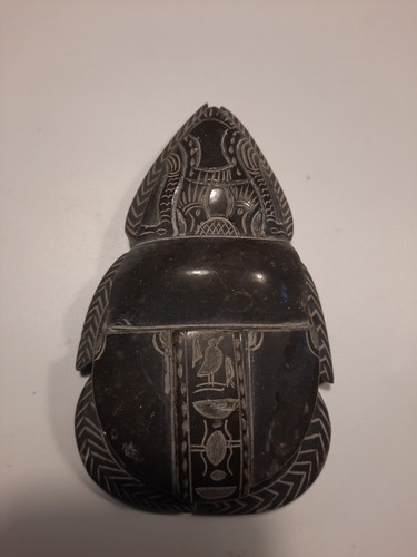 Scultura egiziana scarabeo - egiziana,
