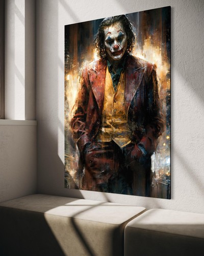 Quadro tela joker colorato - quadro,