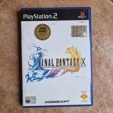SONY PLAYSTATION 2 PS2 FINAL FANTASY X + BONUS DVD Ottime Condizioni 