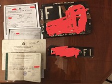 Libretto, Complementare E Targhe Fiat 128 Rally