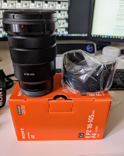Lente sony 105mm - 18-105mm, pz