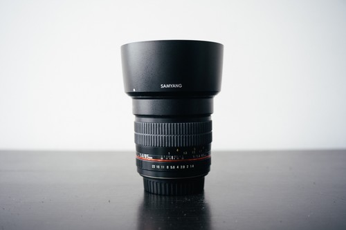 Obiettivo samyang 85mm 4 - 85mm, f/1.4