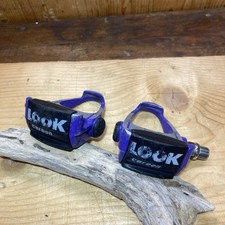 Look ARC Carbon PURPLE Delta Clipless Road Pedals Good