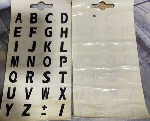 90392 90393 lettere - lettere, adesive