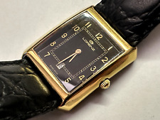 Lorenz quartz vintage - ref.18.122 Placc. oro 36mm - Men's watch Date - ETA Mov.