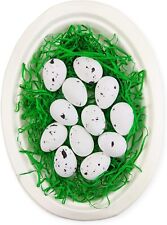 12 Uova in polistirolo Bianco