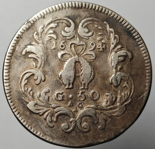 Grana mezzo ducato - 50, 1694